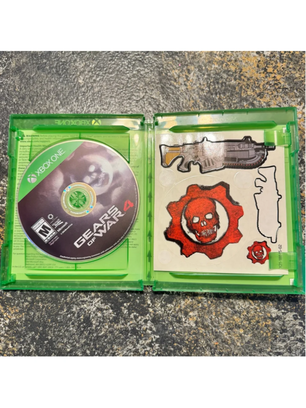 Gears of War 4 Xbox One Complete Case Inserts Tested Excellent Disc Microsoft
